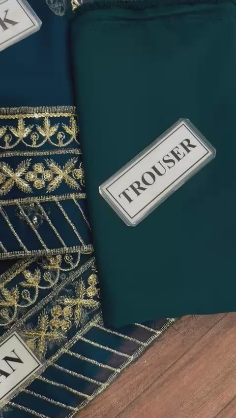 Asim jofa chiffon Dress SK 7031