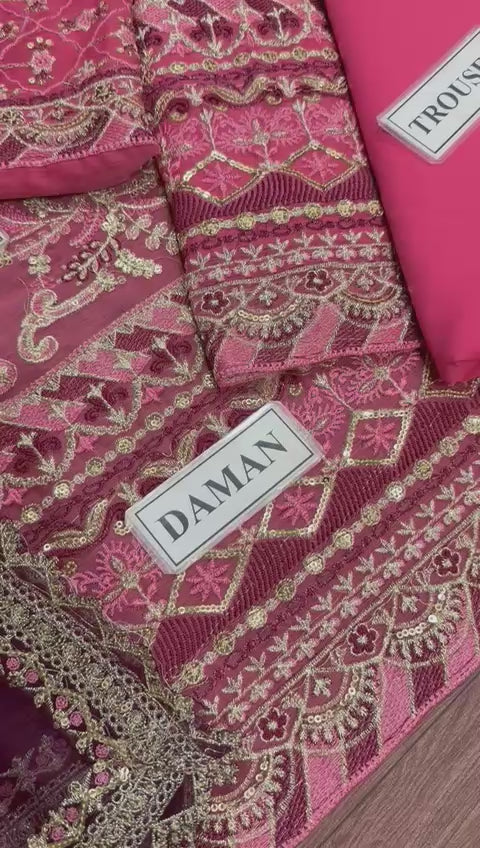 Asim Jofa Chiffon Dress SK 7039