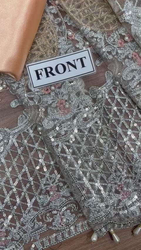 Maria B Bridal Luxury Net Maxi Embroidered MX 6012