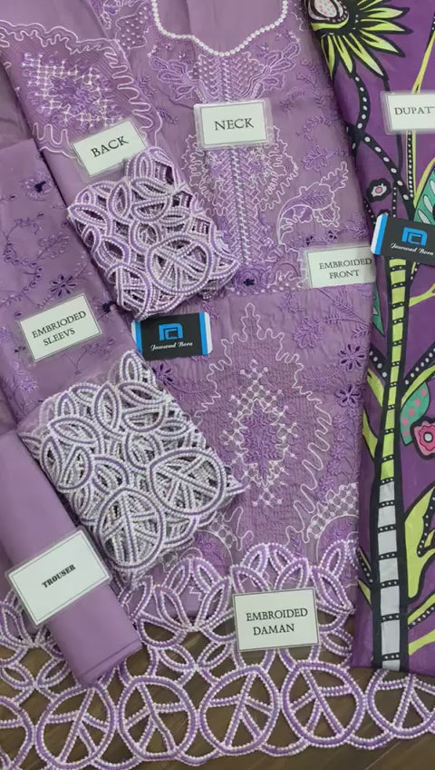 Mushq ARIYA Luxury Lawn Collection SK 7069