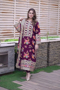 Aneela's Collection Lawn Purple LS 8023