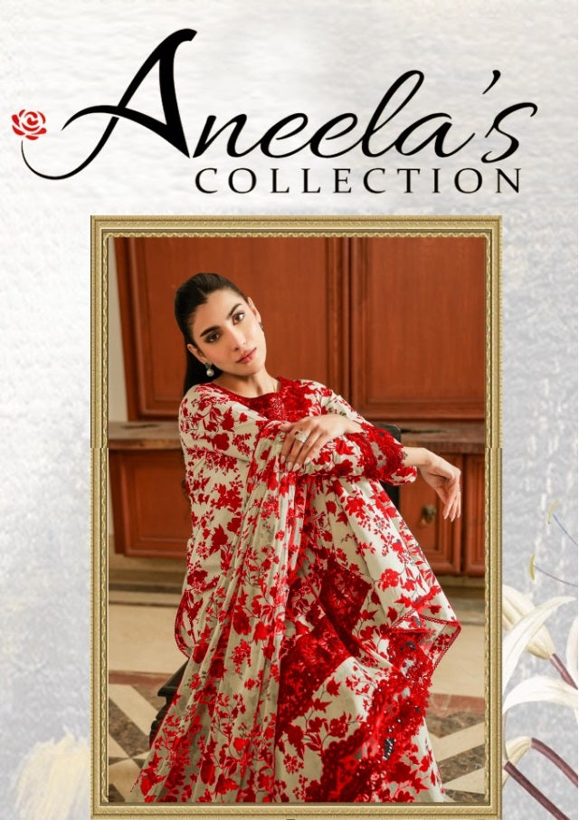 Aneela's Collection Lawn LS 8024r