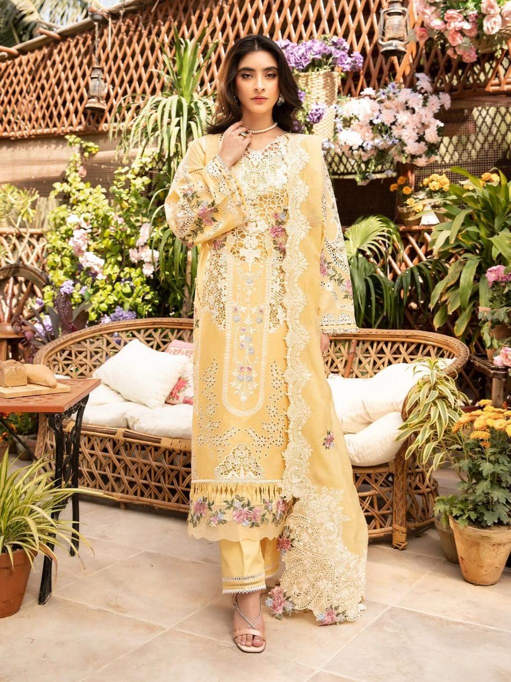 Elaf New Arrival Luxury chikankari SK 7033y