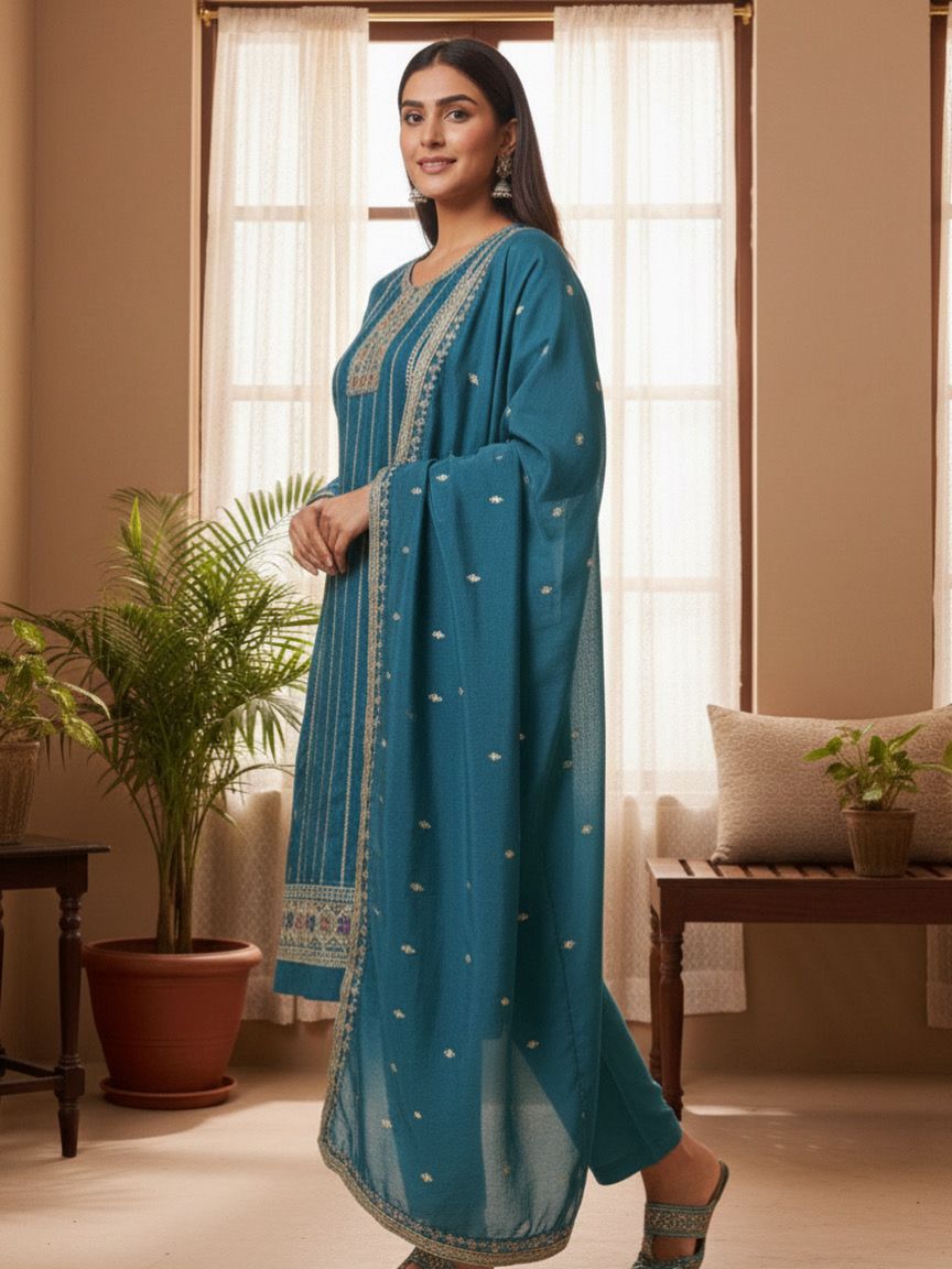 Indian Style Embroidered D.No 1117